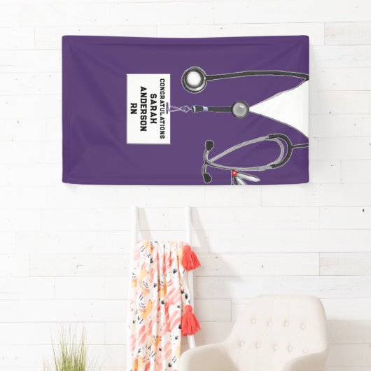 Zware Afstuderen-congraties Spandoek (Insitu)