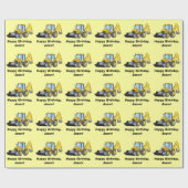 Zware apparatuur Achterhoes Birthday Name  Cadeaupapier (Vlak)