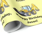 Zware apparatuur Achterhoes Birthday Name  Cadeaupapier (Rol Hoek)