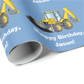 Zware apparatuur Achterhoes Birthday Name  Cadeaupapier (Rol Hoek)