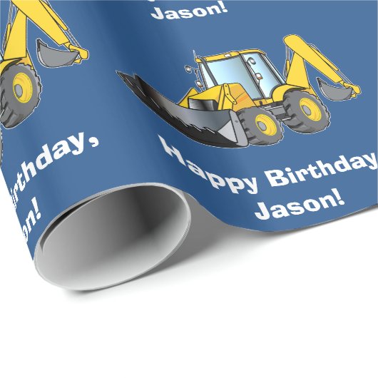 Zware apparatuur Achterhoes Birthday Name  Cadeaupapier (Rol Hoek)