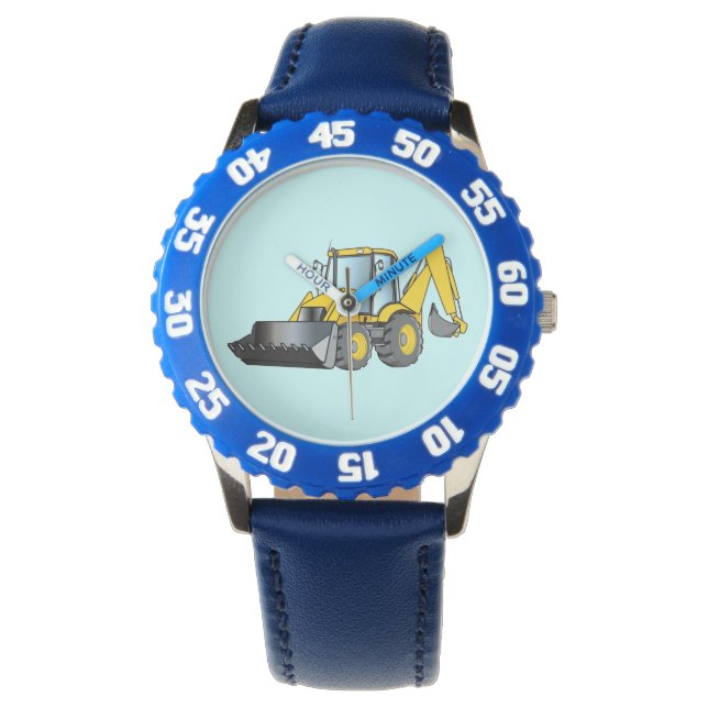Zware apparatuur: Backhoe Horloge (Voorkant)