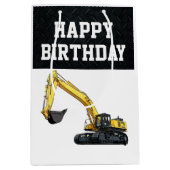 Zware apparatuur en bedrijfsbouw op zaterdag medium cadeauzakje (Voorkant)