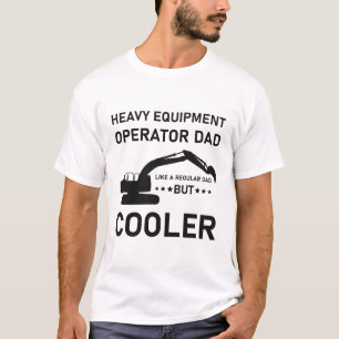 Zware apparatuur Exploitant Pap Excavator Bulldoze T-shirt