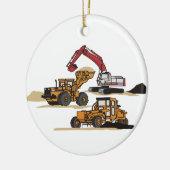 Zware apparatuur keramisch ornament (Links)