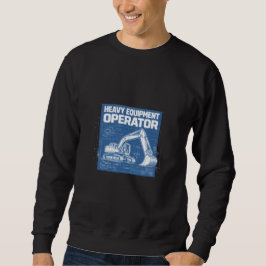 Zware Apparatuur Operator Blauwdruk Trui