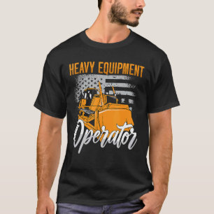 Zware apparatuur operator Bouwvoertuigen Bul T-shirt