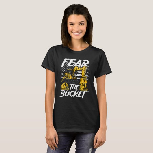 Zware Apparatuur Operator Graafmachine Operator Ma T-shirt (Voorkant volledig)