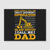 Zware Apparatuur Operator Graafmachine Vaderdag Da (Voorkant)