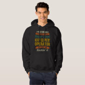Zware Apparatuur Operator - Grappige Waardering Hoodie (Voorkant volledig)