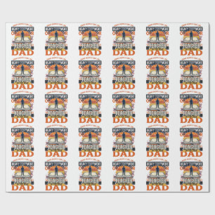 Zware Apparatuur Operator Vader Vintage Shirt Ontw Cadeaupapier