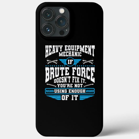 Zware apparatuur Technicus Zware dienst Case-Mate iPhone Case (Achterkant)