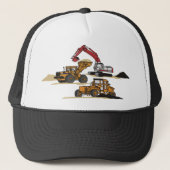 Zware apparatuur trucker pet (Voorkant)