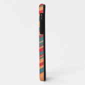 Zware band (rood, roze, blauw) Case-Mate iPhone case (Achterkant/links)