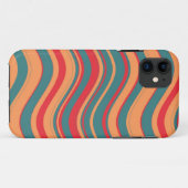 Zware band (rood, roze, blauw) Case-Mate iPhone case (Achterkant (horizontaal))