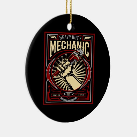 zware bedrijfsmechanica keramisch ornament (Rechts)