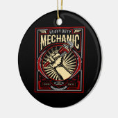 zware bedrijfsmechanica keramisch ornament (Links)