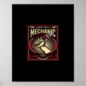 zware bedrijfsmechanica poster (Voorkant)