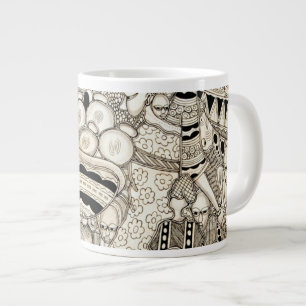 Zware belasting 2 grote koffiekop