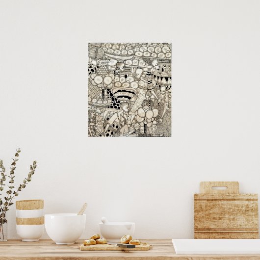 Zware belasting 2 poster (Keuken)