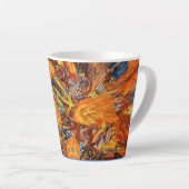 Zware bloemblaadjes Mok (Rechterhoek)