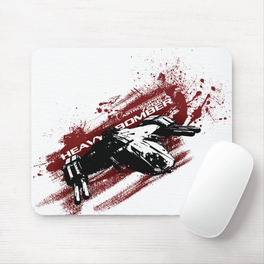 Zware Bomber-welkomstmuiskussen Muismat (Met muis)