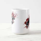 Zware bombersplash-mok koffiemok (Center)