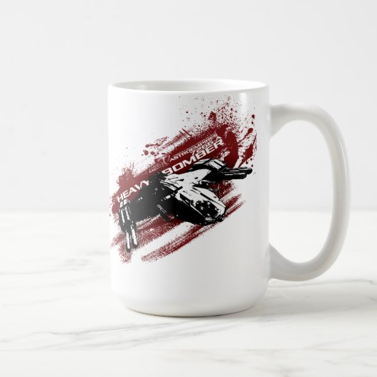 Zware bombersplash-mok koffiemok (Rechts)