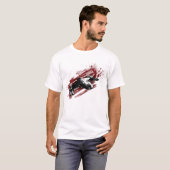 Zware bombersplash t-shirt (Voorkant volledig)