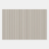 Zware bruine en witte strepen inpakpapier vel (Voorkant 3)