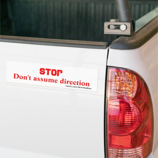 Zware bumperstickers (Op Truck)