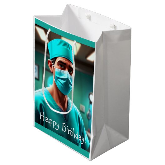 zware chirurg medium cadeauzakje (Voorkant Gekanteld)