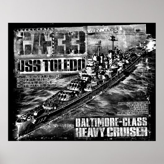 Zware cruiser Toledo-Poster Poster (Voorkant)