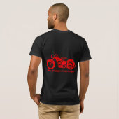 Zware Cruiser-voetafdruk T-shirt (Achterkant volledig)
