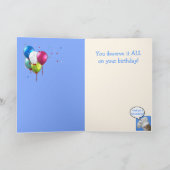 Zware denkkende kat op zaterdag kaart (Binnen)