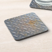 Zware Diamantplaat Staal Grafisch Onderzetter (Linkerzijde)