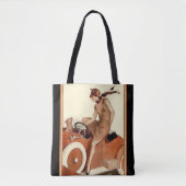 Zware dienst Art Deco Flapper Tas (Voorkant)