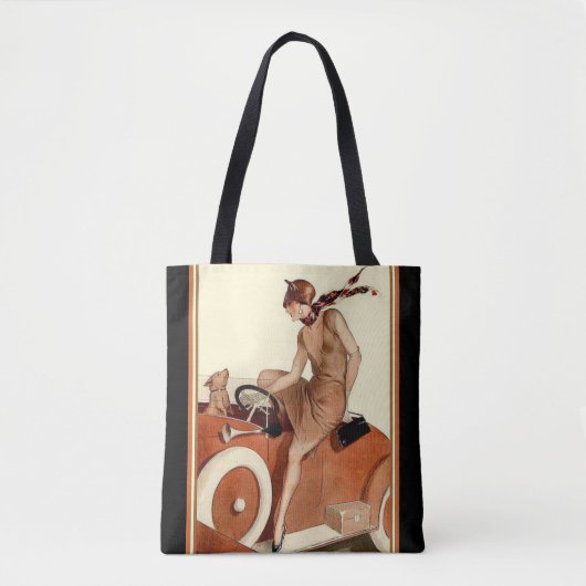 Zware dienst Art Deco Flapper Tas (Voorkant)