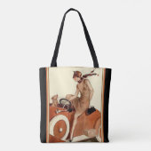 Zware dienst Art Deco Flapper Tas (Achterkant)