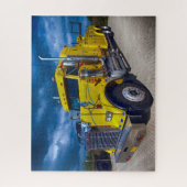 Zware Duty Grote Rig Gele Semi Afsleping Legpuzzel (Verticaal)