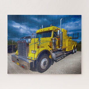 Zware Duty Grote Rig Gele Semi Afsleping Legpuzzel