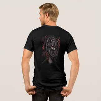 🐺 Zware & Geheime Bloedmaan Wolf Shield Shirt