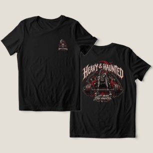 Zware & Geheime Gotische Schedel Barbell Gym T-shi Tri-Blend Shirt