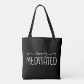 Zware gemedieerde Typografie Tote Bag (Achterkant)