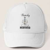 Zware geMeditteerde Chakra Meditation Trucker Hat Trucker Pet (Voorkant)