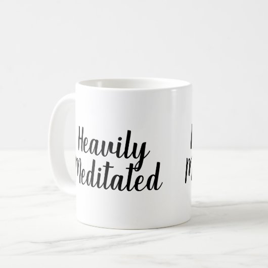 Zware geMeditteerde Mok (Voorkant links)