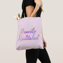 Zware geMeditteerde roze move Aqua Blue Tote Bag