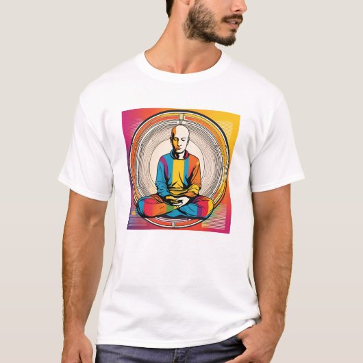 Zware geMeditteerde T-shirt (Voorkant)