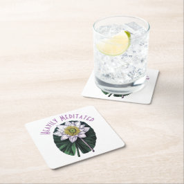 Zware geMeditterde Funny Louts Kartonnen Onderzetters