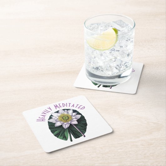 Zware geMeditterde Funny Louts Kartonnen Onderzetters (Insitu)